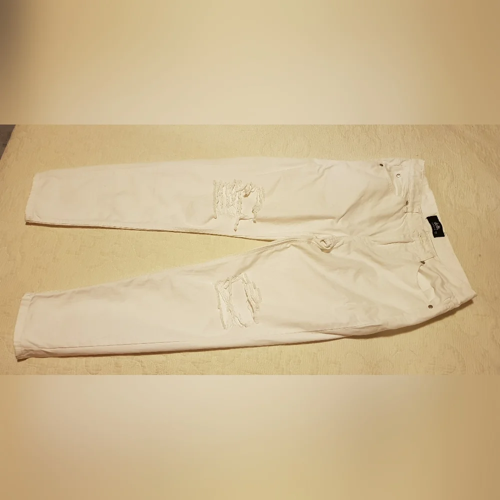 Dotti Denim white ripped jeans 10 - Picture 8 of 10